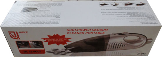 خرید جارو برقی و جارو فندکی اصل دو کاره خودرو پرقدرت 80 وات فول مدل High PowerVacuum Cleaner Portable-JK-013 