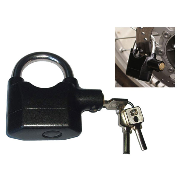 قفل فولادی آژیردار , قفل آژیر دار ضد ضربه kinbar alarm lock 