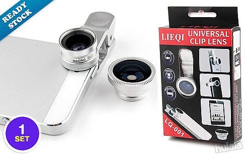 خرید لنز تلسکوپی دوربین موبایل و گوشی یونیورسال اصل universal clip lens 