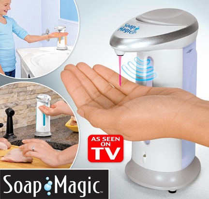 دستگاه صابون ریز اتوماتیک مدل soap magic دیجیتال مجیک سوآپ با ۱۸ ماه گارانتی , صابون مایع ریز,جا صابونی اتوماتیک,جاصابونی مغناطیسی