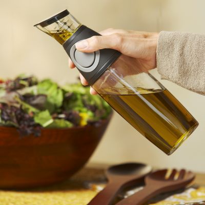 بطری روغن پمپ دار مدرج, ظرف اندازه گیری مایعات  press & measure