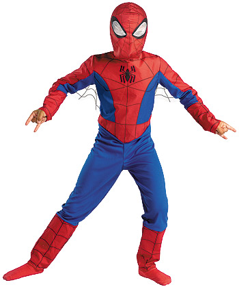 لباس کامل مرد عنکبوتی ،لباس کامل اسپایدر من spiderman full dress