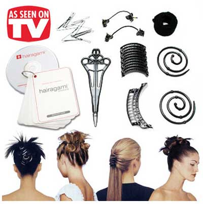 خرید ست کامل درست کردن مو توتال هیر میک اوور (شینیون مو) The total hair makeover kit