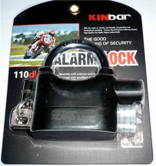 قفل فولادی آژیردار , قفل آژیر دار ضد ضربه kinbar alarm lock 