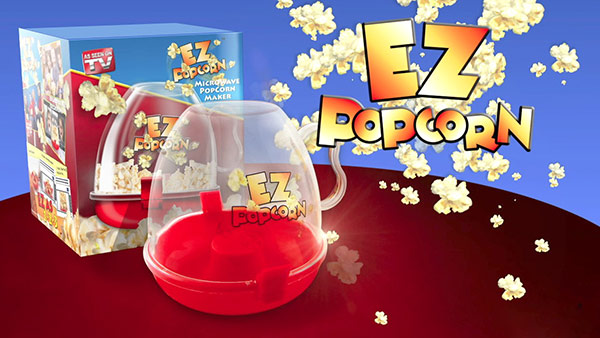 دستگاه پاپ کرن ساز مایکروفری دستی ذرت،ذرت پف کن پفیلا pop corn ez