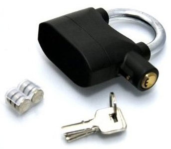 قفل فولادی آژیردار , قفل آژیر دار ضد ضربه kinbar alarm lock 