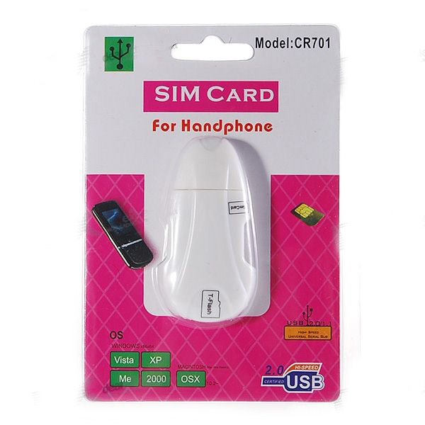 خرید پستی اینترنتی سیم کارت ریدر + نرم افزار بازیابی (Sim Card Reader+Ram Reader) 