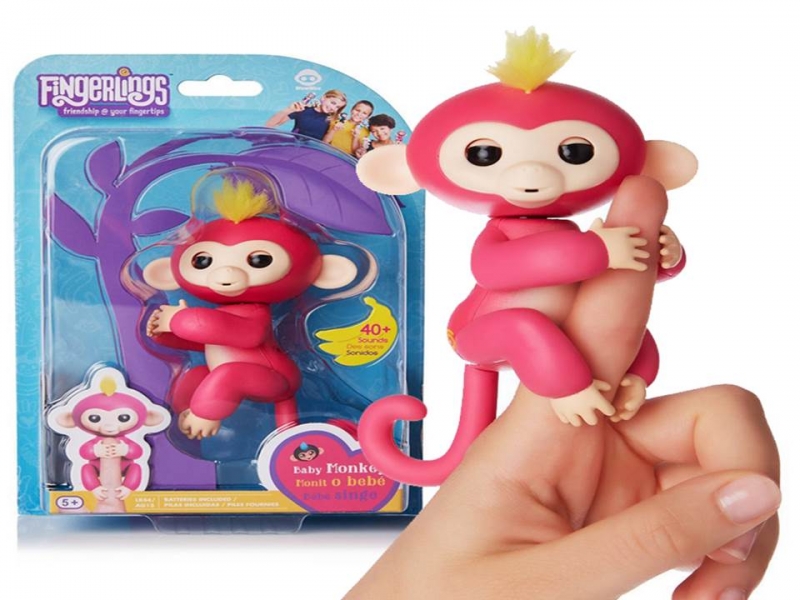 خرید عروسک ربات بچه میمون عروسکی بند انگشتی happy monkey