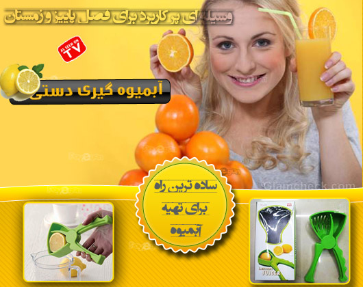 خرید اینترنتی آب میوه گیری دستی lemon juicer