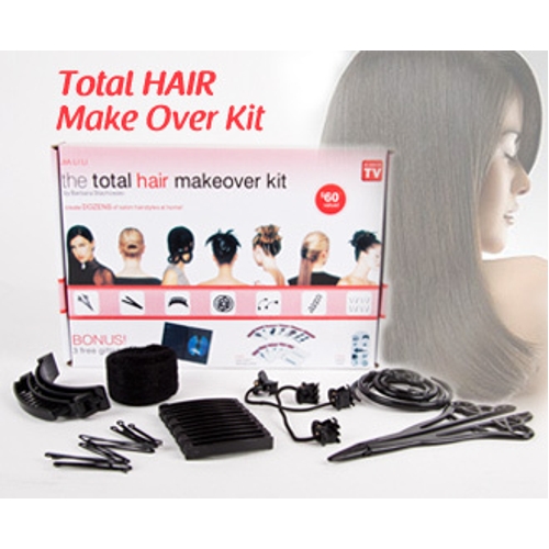 خرید ست کامل درست کردن مو توتال هیر میک اوور (شینیون مو) The total hair makeover kit