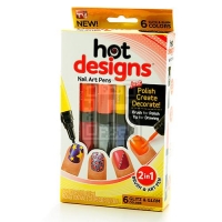  خرید قلم لاک طراحی ناخن هات دیزاین HOT DESIGNS اصل