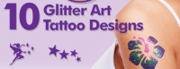 کیت کامل تاتو مجلسی درخشان اصل glitter tattoo kit